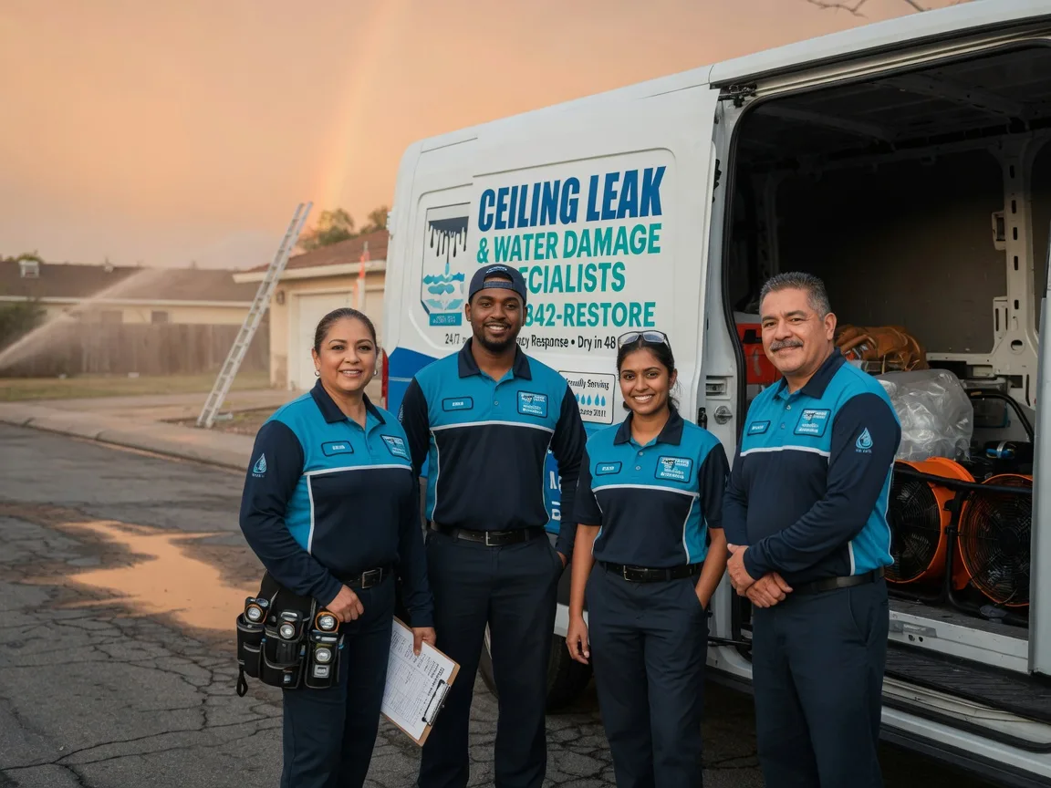 Ceiling Leak Cleanup company in Junior, WV